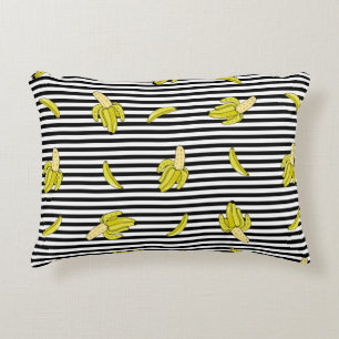Seamless pattern with cartoon patch badges with ba accent pillow