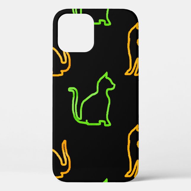 Seamless pattern with catsabstract,animal,art,arti Case-Mate iPhone case (Back)