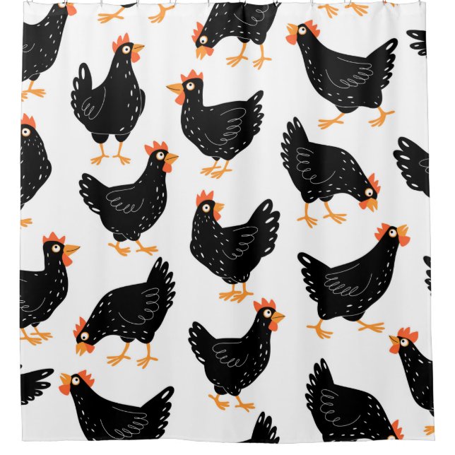 Seamless pattern with chicken (Front)