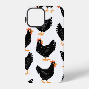 Seamless pattern with chicken iPhone 12 case