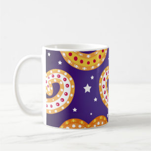 Seamless pattern with Christmas sweets. Vintage il Coffee Mug