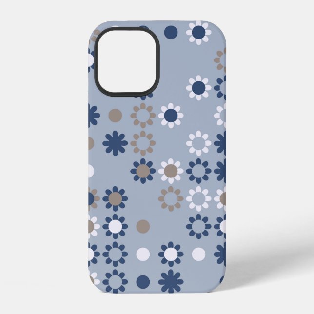 Seamless pattern with coloured elements,  vintage  iPhone case (Back)