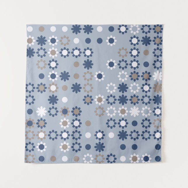 Seamless pattern with coloured elements,  vintage  tapestry (Front)