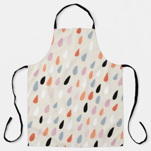 Seamless pattern with colourful hand drawdrops sta apron