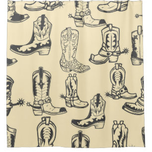 Seamless pattern with cowboy boots. cowboy,cowgirl