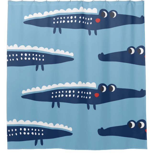 Seamless pattern with crocodiles (Front)