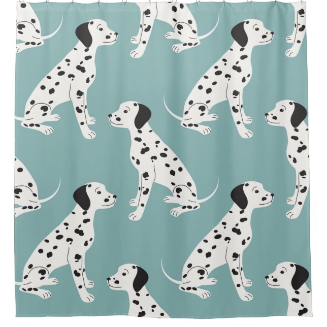 Seamless pattern with cute dalmatian (Front)