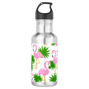 seamless-pattern-with-cute-flamingos 532 ml water bottle