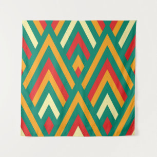 Seamless pattern with decorative geometric and abs tapestry