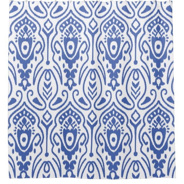 Seamless pattern with embroidery. Ikat Fabric. Eth (Front)