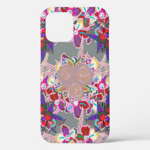 Seamless pattern with floral motif. Seamless patte iPhone 12 Case