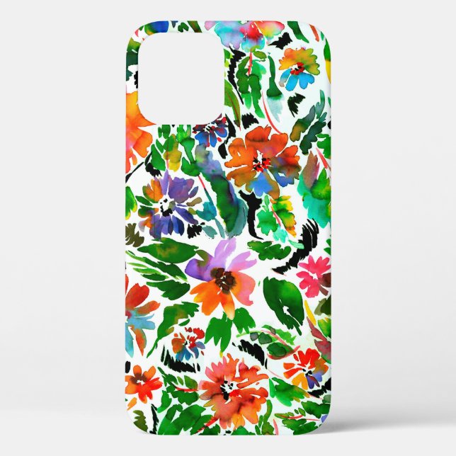 Seamless pattern with flowers  Case-Mate iPhone case (Back)