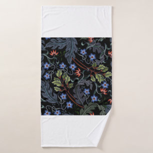 Seamless pattern with flowers in art deco style. M Bath Towel