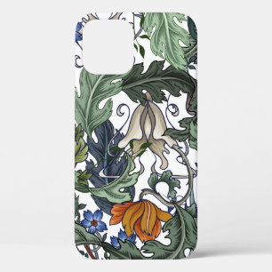 Seamless pattern with flowers in art deco style. M iPhone 12 Case