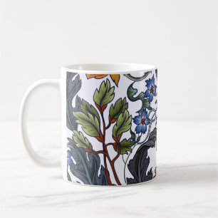 Seamless pattern with flowers in art deco style. M Coffee Mug