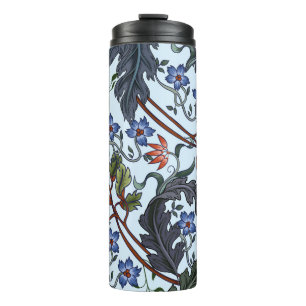 Seamless pattern with flowers in art deco style. M Thermal Tumbler