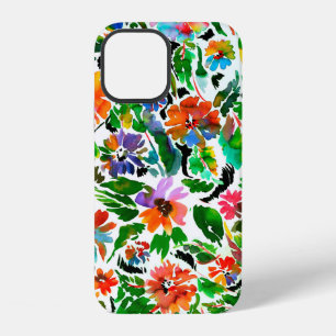 Seamless pattern with flowers  iPhone 12 case