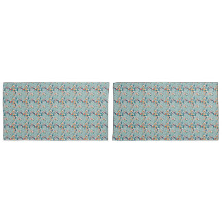 Seamless pattern with flowers pillowcase