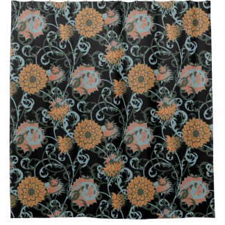 Seamless Pattern with Flowers. Vintage Summer Femi