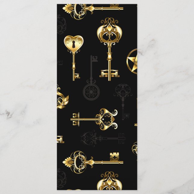 Seamless Pattern with Golden Keys Program (Front)