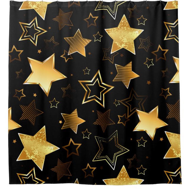 Seamless pattern with Golden Stars (Front)