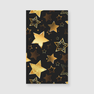 Seamless pattern with Golden Stars
