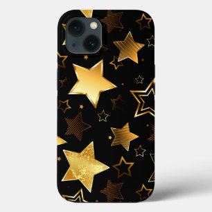 Seamless pattern with Golden Stars iPhone 13 Case