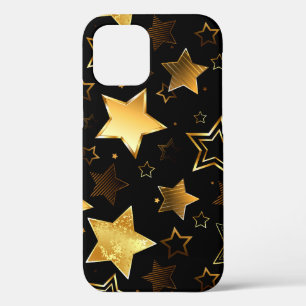 Seamless pattern with Golden Stars iPhone 12 Pro Case
