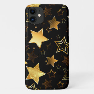 Seamless pattern with Golden Stars iPhone 11 Case