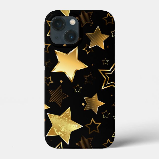 Seamless pattern with Golden Stars Case-Mate iPhone Case (Back)