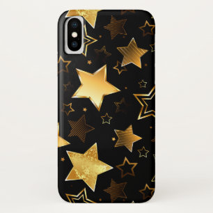 Seamless pattern with Golden Stars Case-Mate iPhone Case