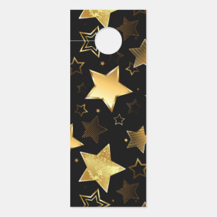 Seamless pattern with Golden Stars Door Hanger