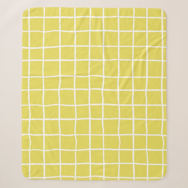 Seamless pattern with hand drawn ink shapes. Trend Sherpa Blanket (Front)