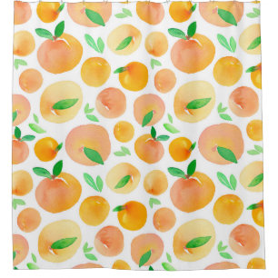 Seamless pattern with hand painted watercolor peac