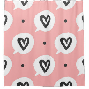 Seamless pattern with hearts.