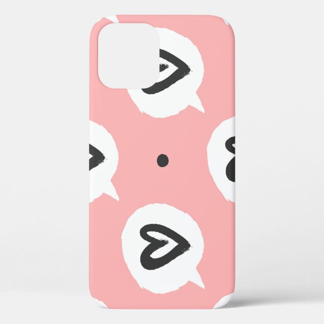 Seamless pattern with hearts. Case-Mate iPhone case (Back)