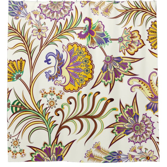 Seamless pattern with paisley floral (Front)