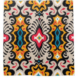 Seamless pattern with paisley ornament