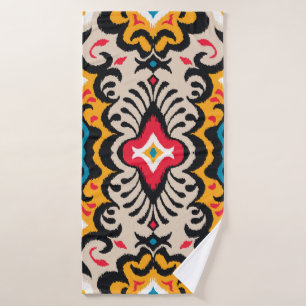 Seamless pattern with paisley ornament bath towel