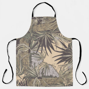 Seamless pattern with palm leaves, brightpattern,t apron