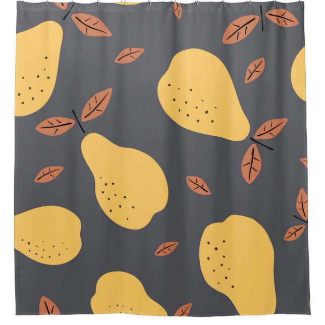 Seamless pattern with pears. Fruits light modern t (Front)