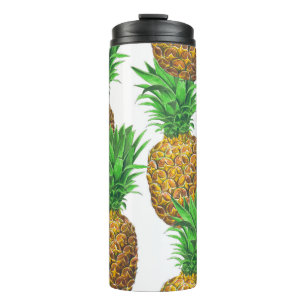Seamless pattern with pineapples thermal tumbler
