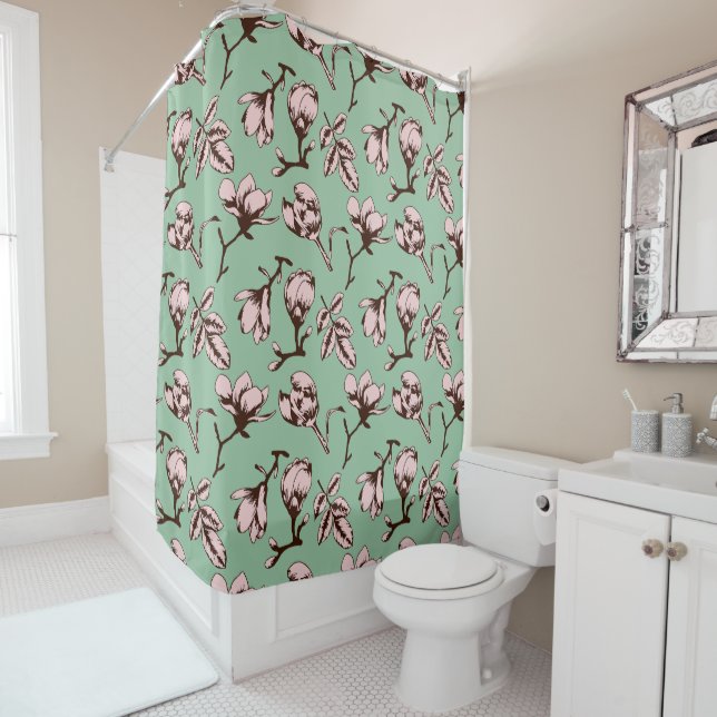 Seamless pattern with spring tree flower buds (In Situ)