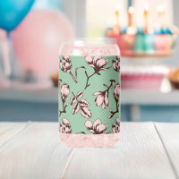 Seamless pattern with spring tree flower buds