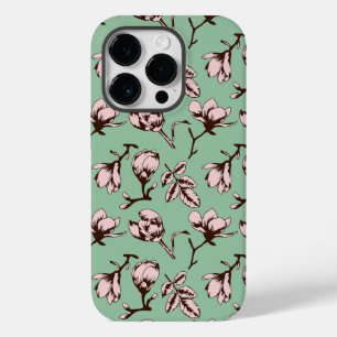 Seamless pattern with spring tree flower buds Case-Mate iPhone 14 pro case