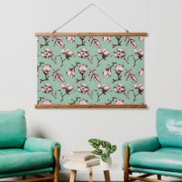 Seamless pattern with spring tree flower buds