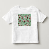 Seamless pattern with spring tree flower buds