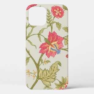 Seamless pattern with stylized ornamental flowers  iPhone 12 case