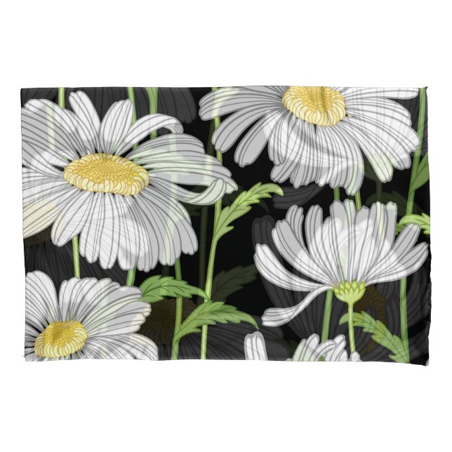 Seamless pattern with summer flowers. pillowcase (Front)