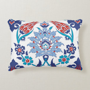 Seamless pattern with traditional turkish style accent pillow